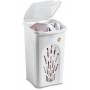 Perforated laundry basket White Spring Line cm. 37x37x56h. lt.