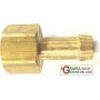 STRAIGHT BRASS HOSE HOLDER MM. 10 x 3/8