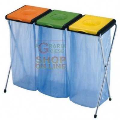 GIMI WASTE BIN FOR SEPARATE WASTE COLLECTION NATURE MODEL WITH