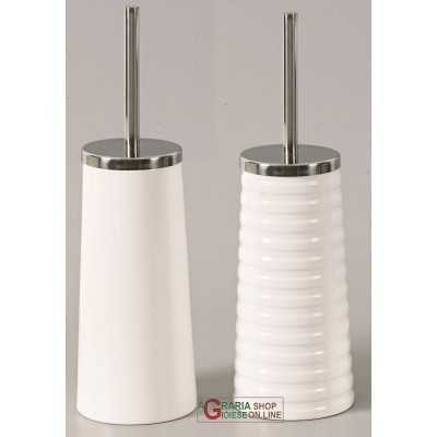 BATHROOM MUSHROOM HOLDER IN CERAMIC AND CHROMED METAL SPLASH