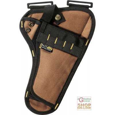 DRUM HOLDER IN BROWN CANVAS FABRIC