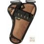 DRUM HOLDER IN BROWN CANVAS FABRIC