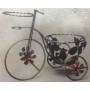 WROUGHT IRON BICYCLE POT HOLDER