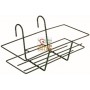 VASE HOLDER IN RECTANGULAR GREEN PLASTIC IRON CM. 50