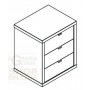 PRACTICAL DRAWER CM 46 X 65.5 X 65.5 H CEMENT