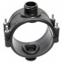 DOUBLE BRACKET SOCKET FOR BLACK TUBE DIAM. 90 OUT 1F