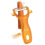 JULIENNE ORANGE POTATO PEELER MOHA TRANSPARENT ORANGE PLASTOCA