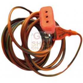 DOMESTIC EXTENSION SOCKET 10A CABLE SECTION 3G1 MM.MT. 3