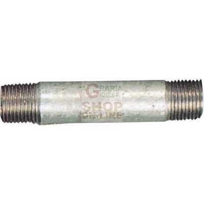 GALVANIZED EXTENSION WITH 2 FILLETS, 1/2 INCH. CM. 15
