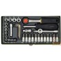 PROXXON 23080 SERIES OF WRENCHES 1/4 SOCKET AND RATCHET PCS 36