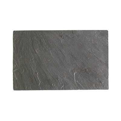 MOHA STONE TRAY SLATE FOR COOKING CM. 40X25 WITH FEET