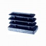 RECTANGULAR PLASTIFIED FINNED TIPS BLACK 20X40 MM