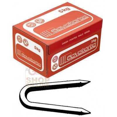 PUNTE CHIODI AD U 18X40 CAVATORTA MM. 3,5 X 40 