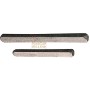 SPARE PANELS FOR POLISHED STEEL HANDLES LONG MM. 100 SECTION 8