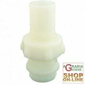 STRAIGHT NYLON FITTING THREE PIECES mm. 30 x 1 IN.