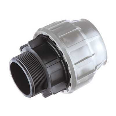 MALE FITTING BLACK TUBE 20X1 / 2