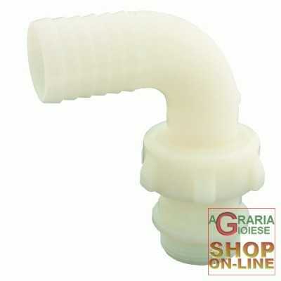 CURVED 3 PCS NYLON FITTING ART. 2046 1.1 / 2 x 50