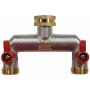 BRASS QUICK COUPLING 2 TAPS 3/4 M. 3/4 F.