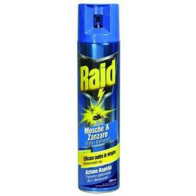 RAID SPRAY INSECTICIDE FLIES AND MOSQUITOES ML. 400