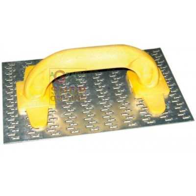 RASATORE PER INTONACO CON DENTATURA SPECIALE CM. 25 X 14,5 
