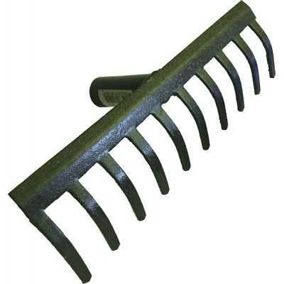 RASTRELLO IN FERRO LEGGERO A 10 DENTI 