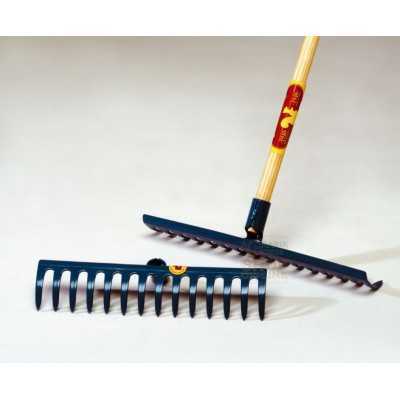 RASTRELLO PROFESSIONALE IN ACCIAIO VERNICIATO PESANTE 16 DENTI