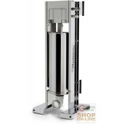 REBER VERTICAL STAINLESS STEEL SAUSAGE FILLER 2 SPEED KG. 8