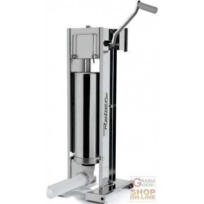 REBER VERTICAL STAINLESS STEEL SAUSAGE FILLER 2 SPEED KG. 10