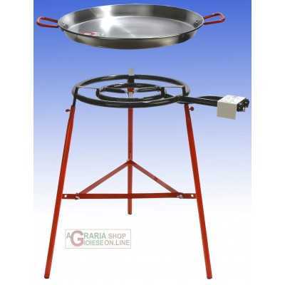 REBER KIT PAELLA CM. 60 INCLUDING STOVE, THREE-FEET SUPPORT AND